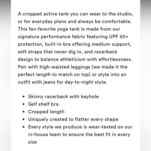 NWT Beyond Yoga Spacedye Slim Racerback Cropped Tank Sapphire size XL - Picture 5 of 6